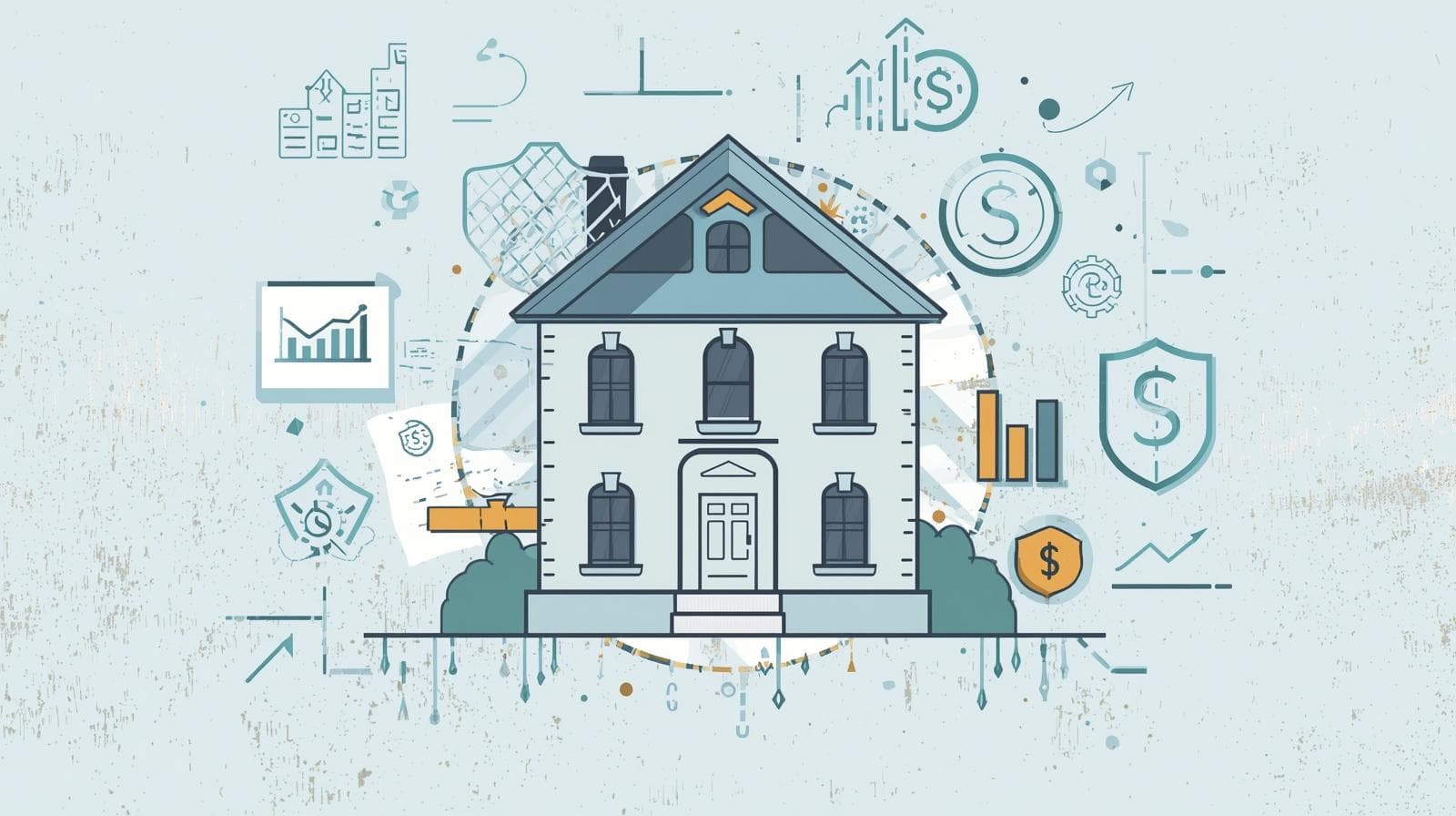 Casa jardin sereno mockup de fachada